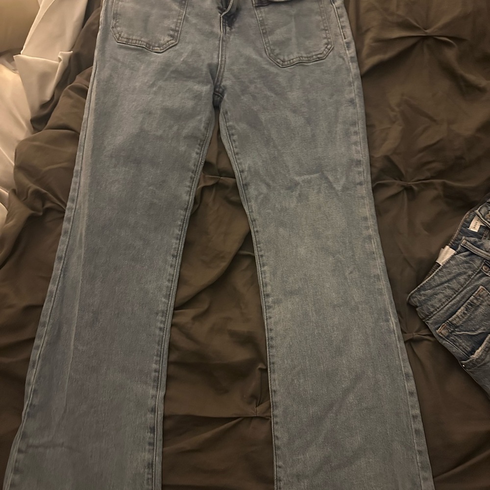 Stylish Blue Flare Women's Jeans